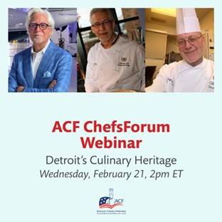 ACF ChefsForum: Detroit's Culinary Heritage